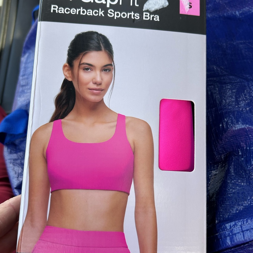 GAP Hot Pink Racerback Sports Bra
